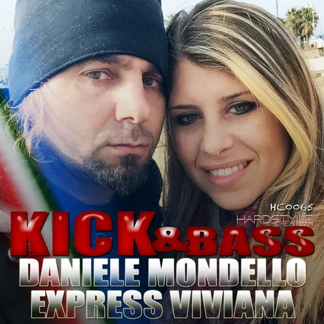 Kick & Bass by Daniele Mondello, Express Viviana - Hardstyle cover art