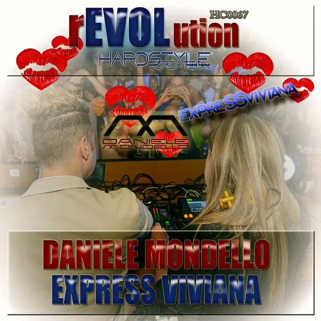 Revolution by Daniele Mondello, Express Viviana - Hardstyle cover art