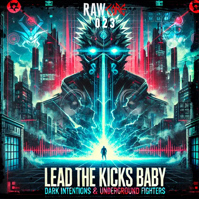 Lead The Kicks Baby by Dark Intentions, Underground Fighters - Hardstyle cover art