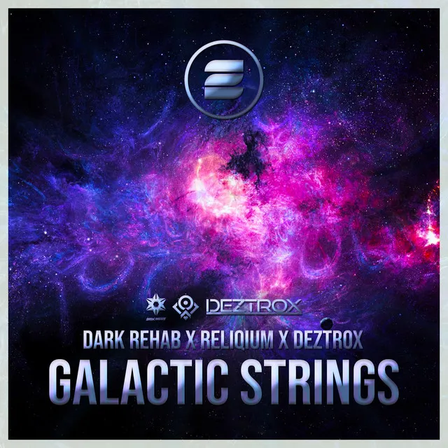 Galactic Strings - Extended Mix by Dark Rehab, ReliQium, Deztrox - Hardstyle cover art