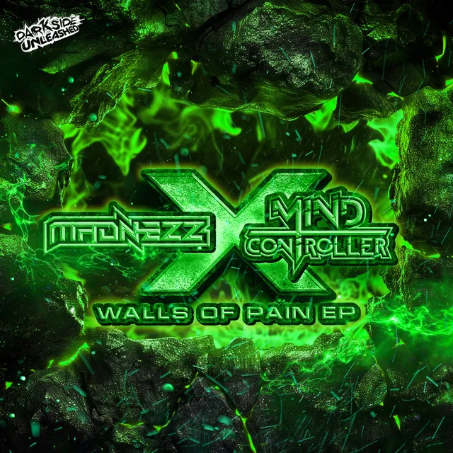 Walls Of Pain by Darkside Unleashed, Madnezz, Mind Controller - Uptempo cover art