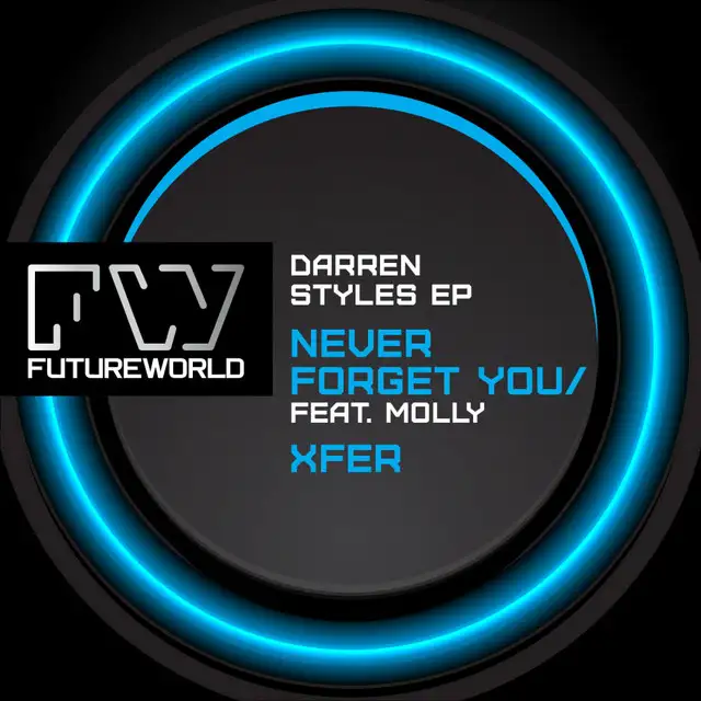 Never Forget You - Intro Version by Darren Styles, Molly - Happy Hardcore cover art