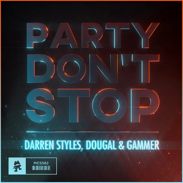 Party Don't Stop by Darren Styles, Gammer, Dougal - Frenchcore cover art