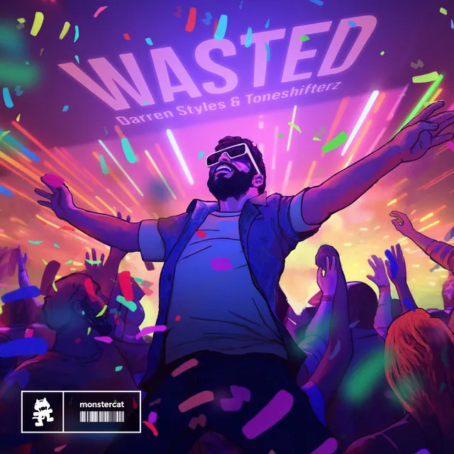 Wasted by Darren Styles, Toneshifterz - Happy Hardcore cover art