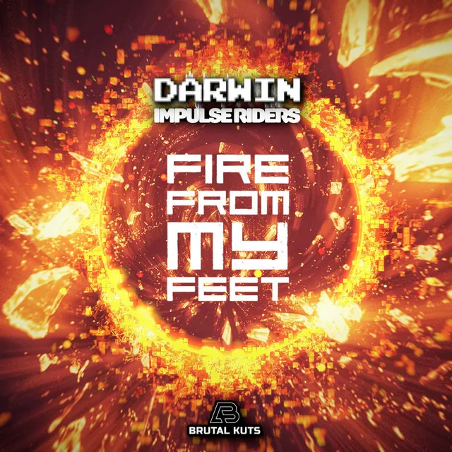 Fire From My Feet - Extended Mix by Darwin, Impulse Riders - Happy Hardcore cover art