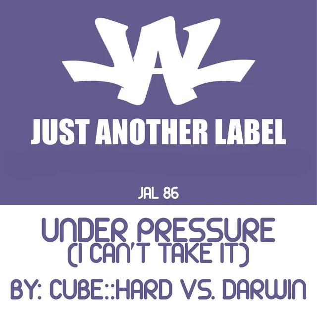 Under Pressure - I Can't Take It by Darwin, Cube::Hard - Happy Hardcore cover art