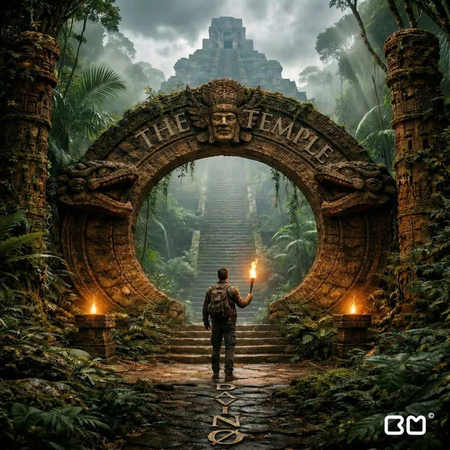 The Temple by DÂVINØ - Hardstyle cover art