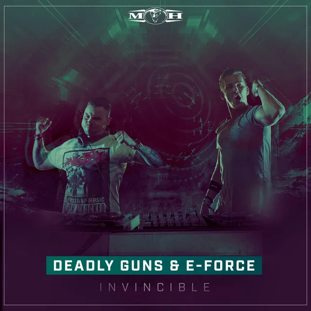 Invincible by Deadly Guns, E-Force - Hardstyle cover art