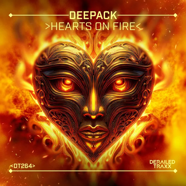 Hearts On Fire by Deepack - Hardstyle cover art