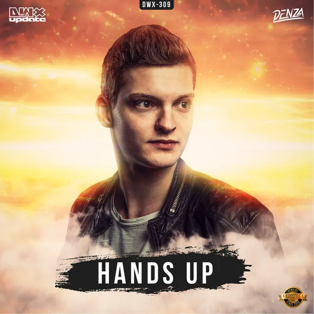 Hands Up - Radio Version by Denza - Euphoric Hardstyle cover art
