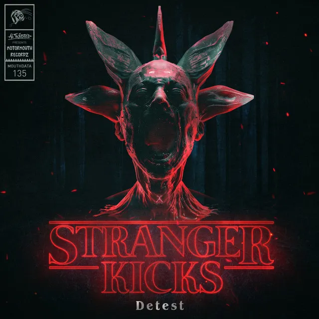 Stranger Kicks by Detest, Motormouth Recordz - Hardcore cover art