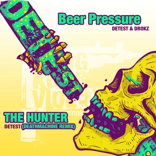 The Hunter - Deathmachine remix by Detest, Deathmachine - Speedcore cover art