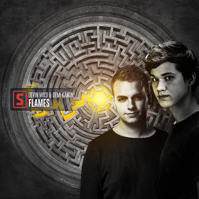 Flames by Devin Wild, Demi Kanon - Hardstyle cover art