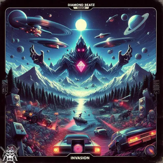 Invasion by Diamond Beatz - Hardcore cover art