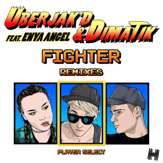 Fighter - Yoked Remix by Dimatik, Uberjak'd, Enya Angel, YOKED - Hardstyle cover art