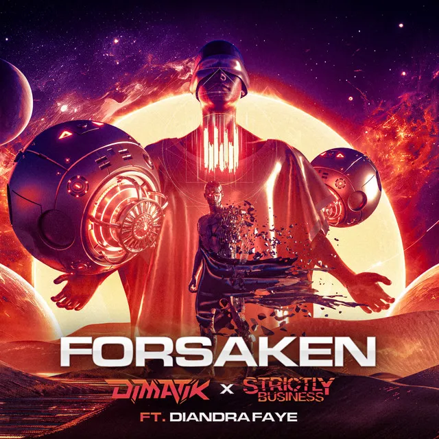 Forsaken by Dimatik, Diandra Faye, Strictly Business - Hardstyle cover art