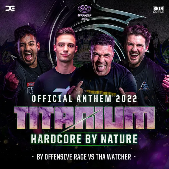 Hardcore By Nature (Official Titanium Festival 2022 Anthem) by Dimitri K, Major Conspiracy, Cryogenic, Tha Watcher - Uptempo cover art