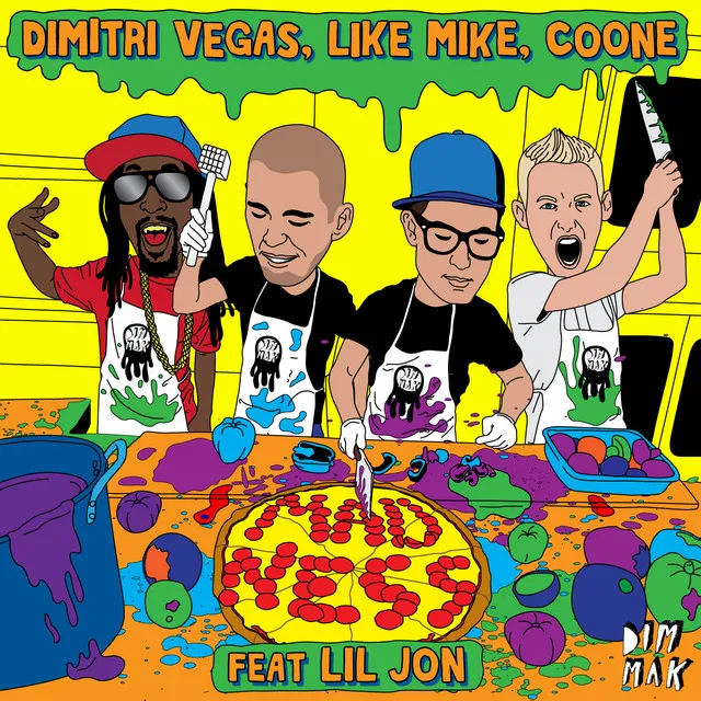 Madness by Dimitri Vegas & Like Mike, Lil Jon, Coone - Hardstyle cover art