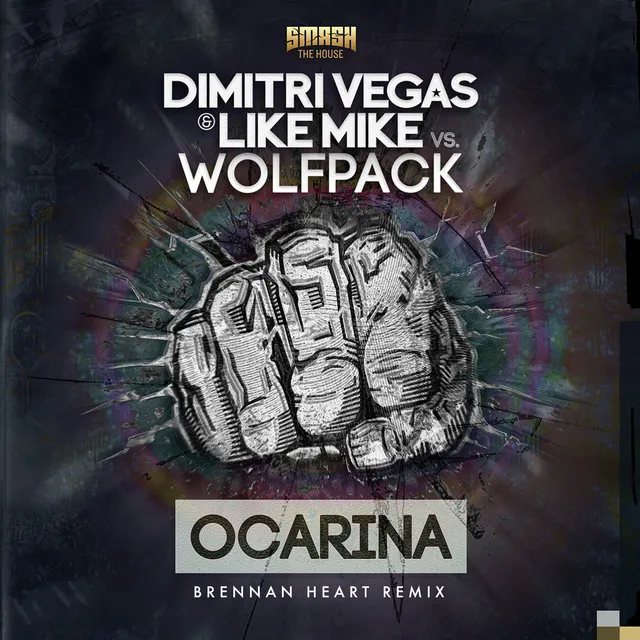 Ocarina - Brennan Heart Remix by Dimitri Vegas & Like Mike, Brennan Heart, Wolfpack - Hardcore cover art