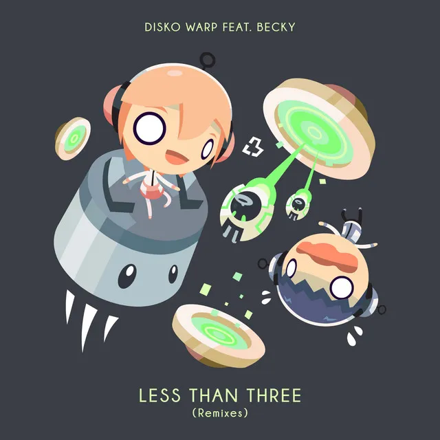 Less Than Three - Disko Warp 2006 Remix by Disko Warp, Becky - Happy Hardcore cover art