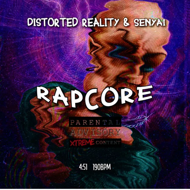 Rapcore by Distorted Reality, SENYAI - Hardcore cover art