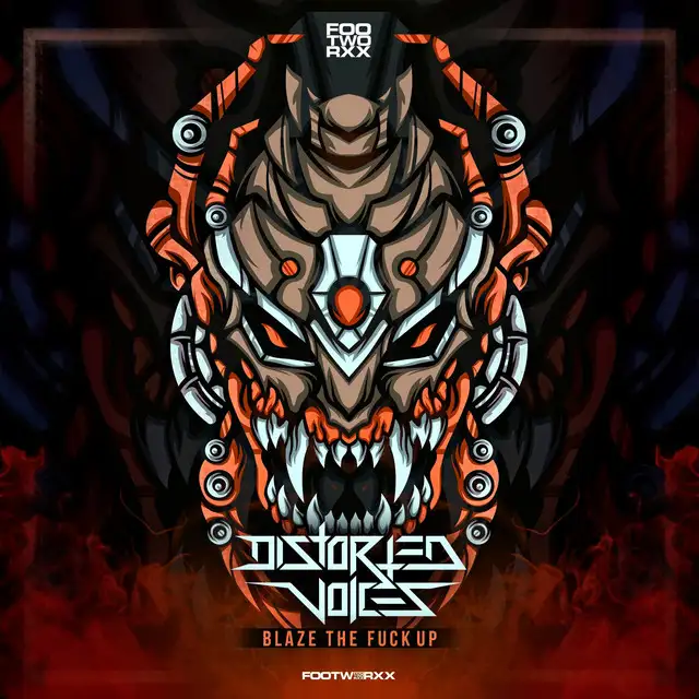 Blaze the Fuck Up by Distorted Voices - Uptempo cover art
