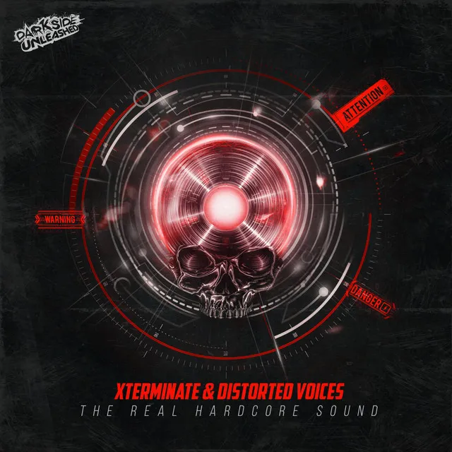 The Real Hardcore Sound by Distorted Voices, Xterminate, Killer MC - Frenchcore cover art