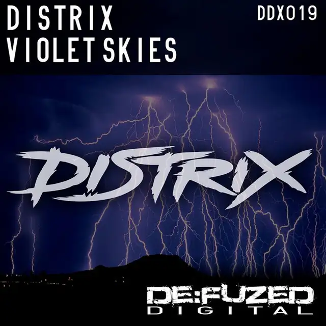 Violet Skies - Original Mix by Distrix - Hardstyle cover art