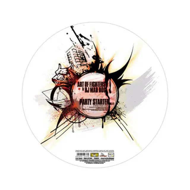 Party starter by Dj Mad Dog, Art Of Fighters - Hardcore cover art