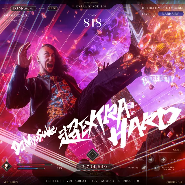 SUPER EXTRA HARD by DJ Myosuke - Hardcore cover art