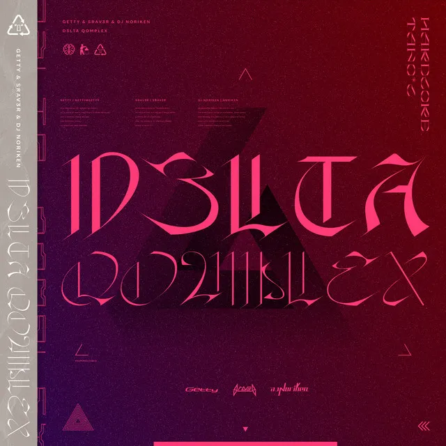 D3LTA QOMPLEX by DJ Noriken, Srav3R, Getty - Happy Hardcore cover art