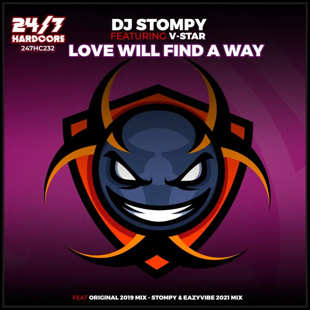 Love Will Find A Way - Radio Mix by DJ Stompy, V-Star - Happy Hardcore cover art