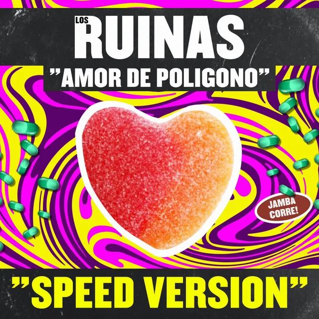 Amor de poligono - Speed version by Dj Yeyo, Reborn, Los Ruinas - Hardstyle cover art