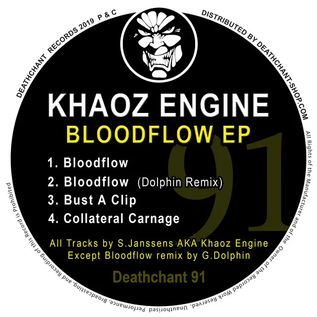 Bloodflow - Dolphin Remix by Dolphin, Khaoz Engine - Doomcore cover art