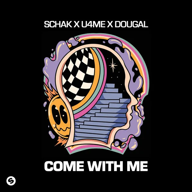 Come With Me by Dougal, Schak, U4ME - Happy Hardcore cover art