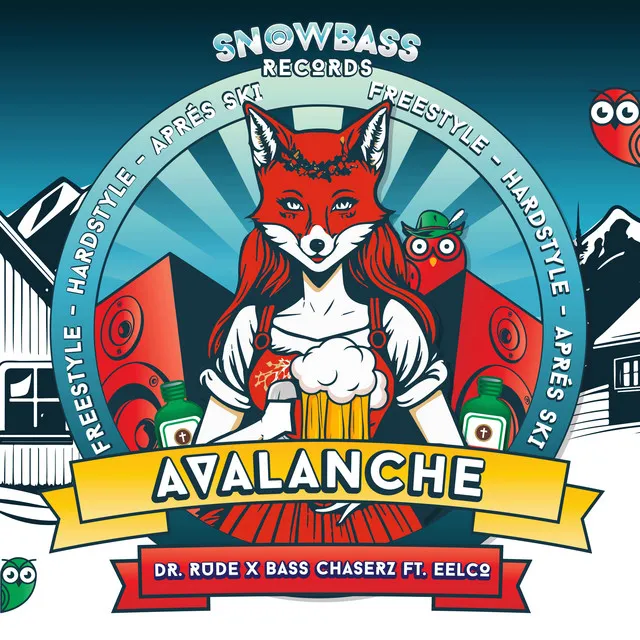 Avalanche - Snowbass 2023 OST by Dr Rude, Bass Chaserz, Eelco - Hardstyle cover art