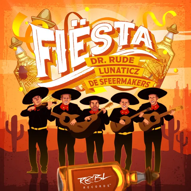 Fiësta by Dr Rude, De Sfeermakers, Lunaticz - Hardstyle cover art