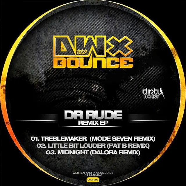 Midnight - Dalora remix by Dr Rude - Hardstyle cover art