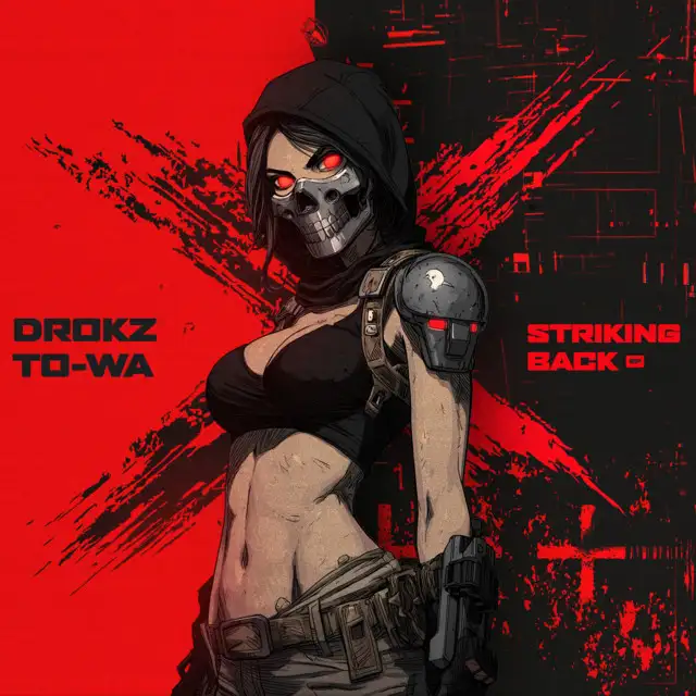 Striking Back by Drokz, To-Wa - Speedcore cover art