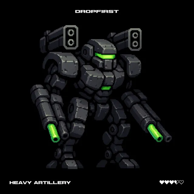Heavy Artillery by DROPFIRST - Hard Techno cover art