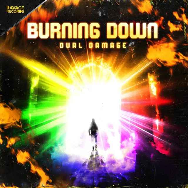 Burning Down by Dual Damage - Hardstyle cover art