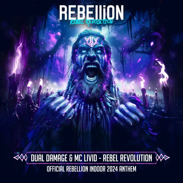 Rebel Revolution - Official REBELLiON Indoor 2024 Anthem by Dual Damage, MC Livid - Hardstyle cover art