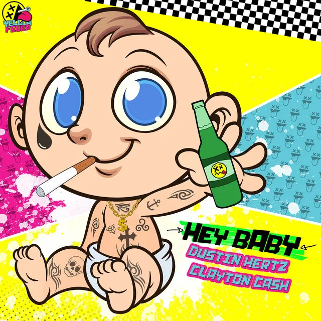 Hey Baby by Dustin Hertz, Clayton Cash - Hardstyle cover art