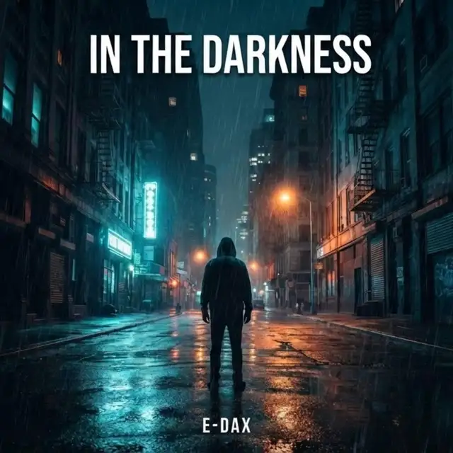 IN THE DARKNESS - Radio edit by E-DAX - Rawphoric Hardstyle cover art