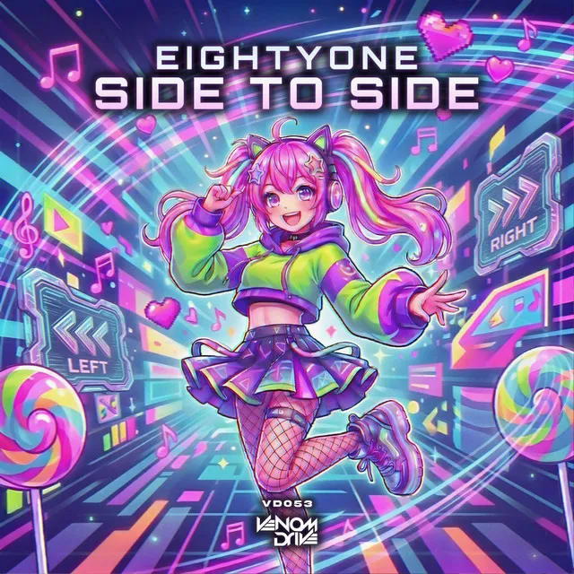 Side To Side by Eightyone - Hardstyle cover art