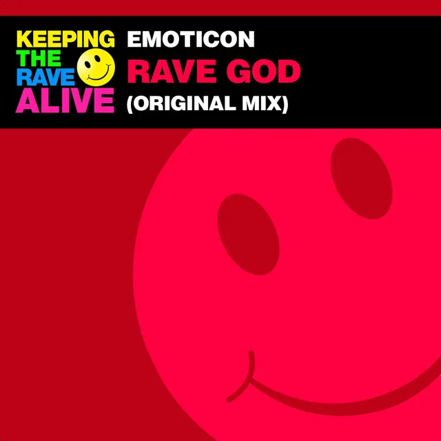 Rave God by Emoticon - Hardstyle cover art