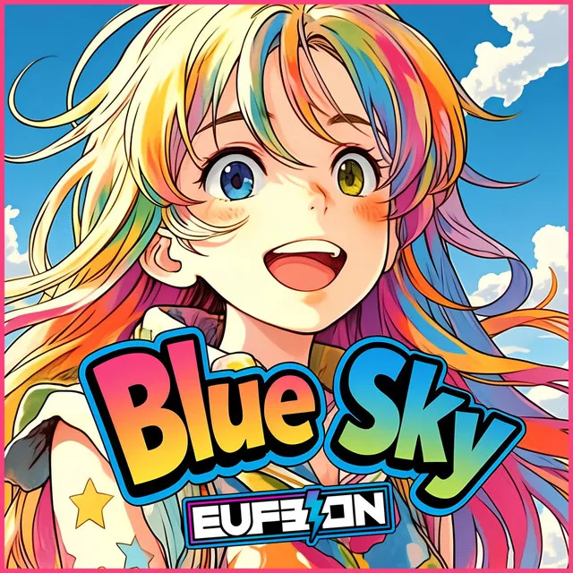Blue Sky by Eufeion - Happy Hardcore cover art