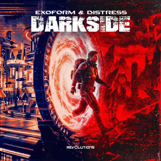 Darkside by Exoform, Distress - Hardstyle cover art