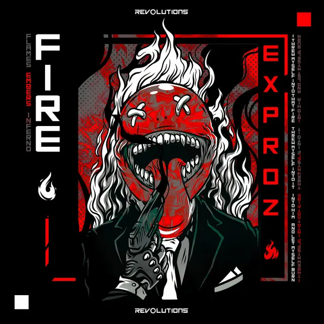 Fire by Exproz - Hardstyle cover art