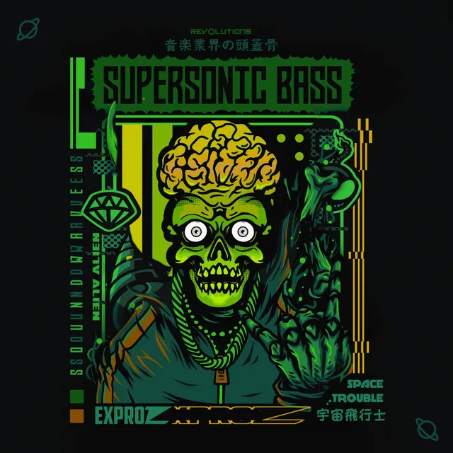 Supersonic Bass by Exproz - Hardstyle cover art